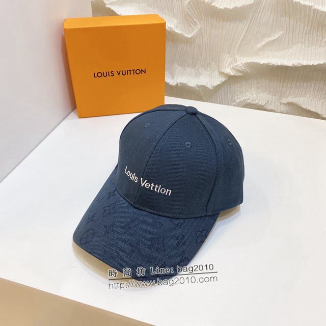 LV男女同款帽子 路易威登新款印花棒球帽鴨舌帽  mm1224
